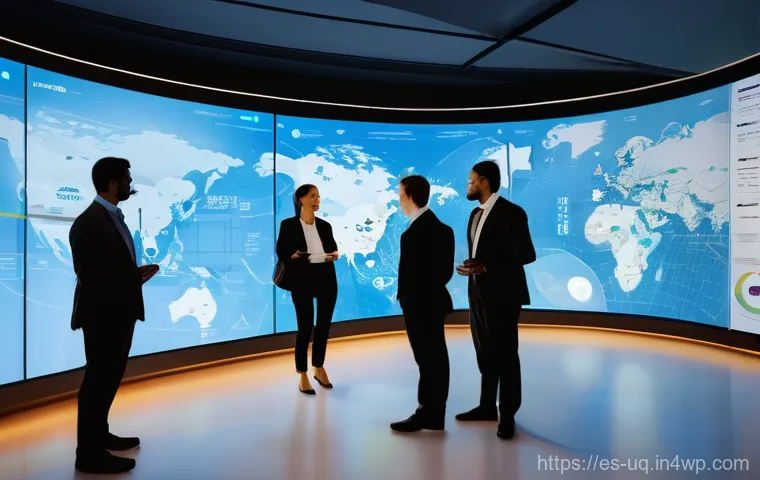 고객 여정 맵핑과 비즈니스 목표 정렬 - **Prompt:** A diverse group of customers (men and women, various ages and ethnicities, dressed in st...