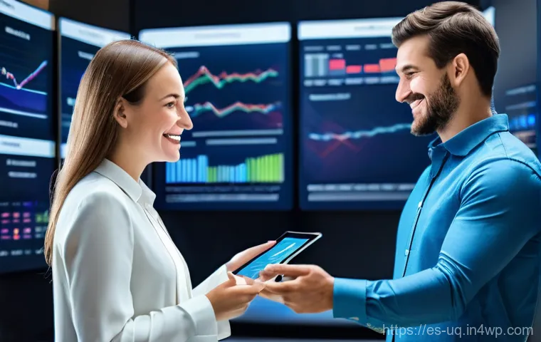 고객 여정 맵의 ROI 분석 방법 - **Prompt 1: Digital Empathy Turning into Revenue**
    "A vibrant, collaborative office scene featur...